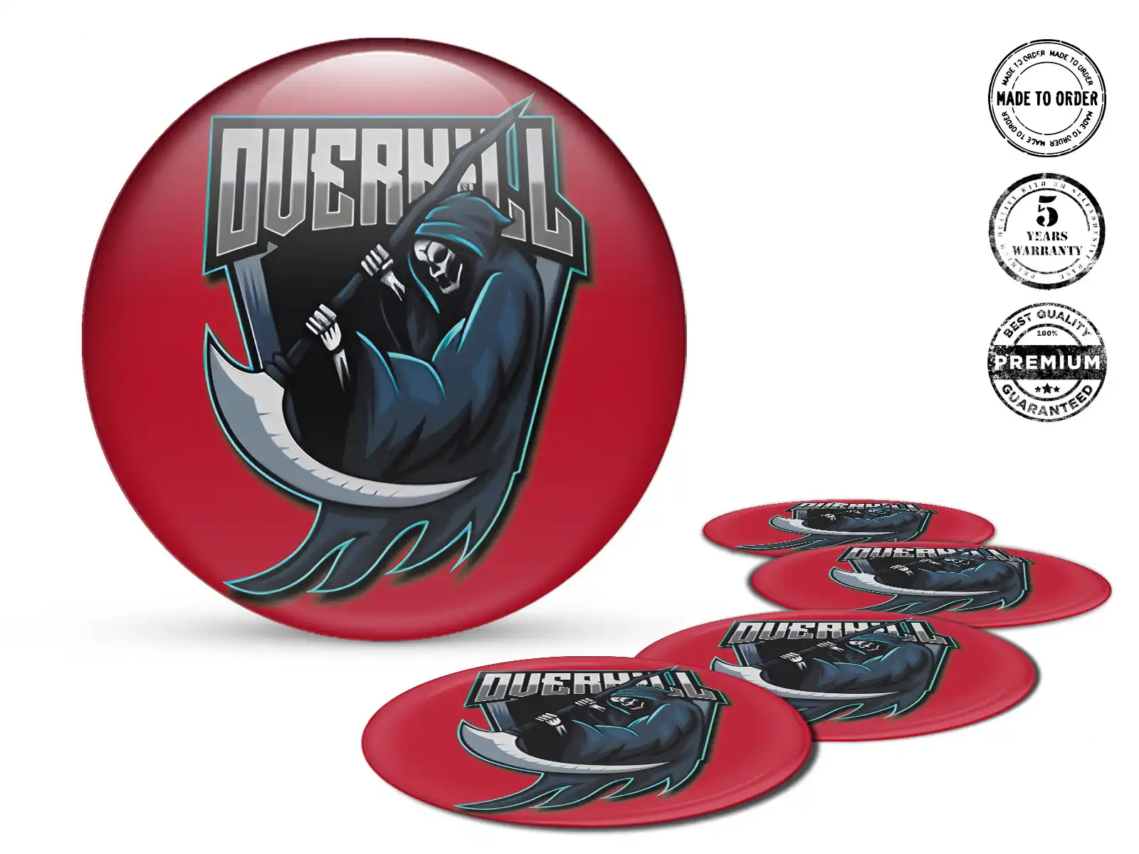 Custom dome stickers Racing Edition High Quality Badges
